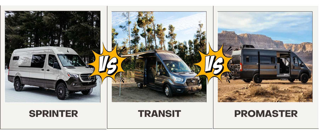 Dodge Promaster vs Mercedes Sprinter vs Ford Transit: What’s the Best Van? - Van Conversion Comparison Guide
