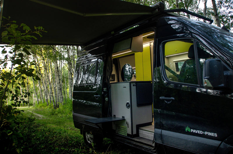 Ace Vantura Sprinter 144 custom van conversion hand-built by 2Pines Upfitters