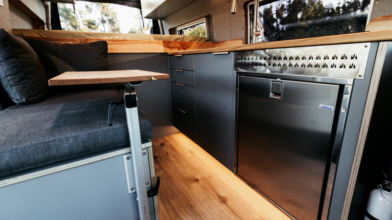Van Gogh Ford Transit 148 camper van conversion by 2Pines Upfitters, photo 3