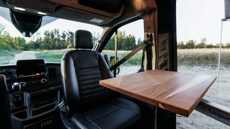 Van Gogh Ford Transit 148 camper van conversion by 2Pines Upfitters, photo 2