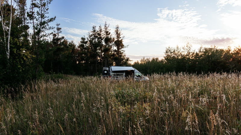 Van Gogh Ford Transit 148 camper van conversion by 2Pines Upfitters, photo 11