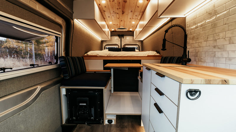 Dixie Ford Transit 148 Ext custom van conversion hand-built by 2Pines Upfitters