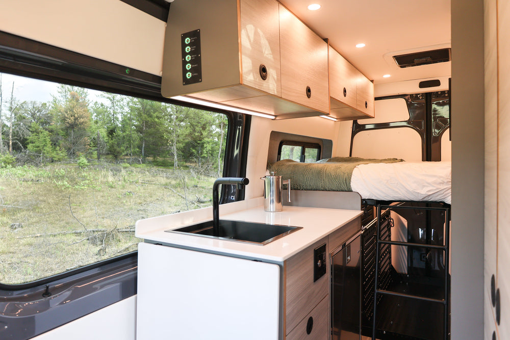 Oogway Sprinter 144 custom van conversion hand-built by 2Pines Upfitters
