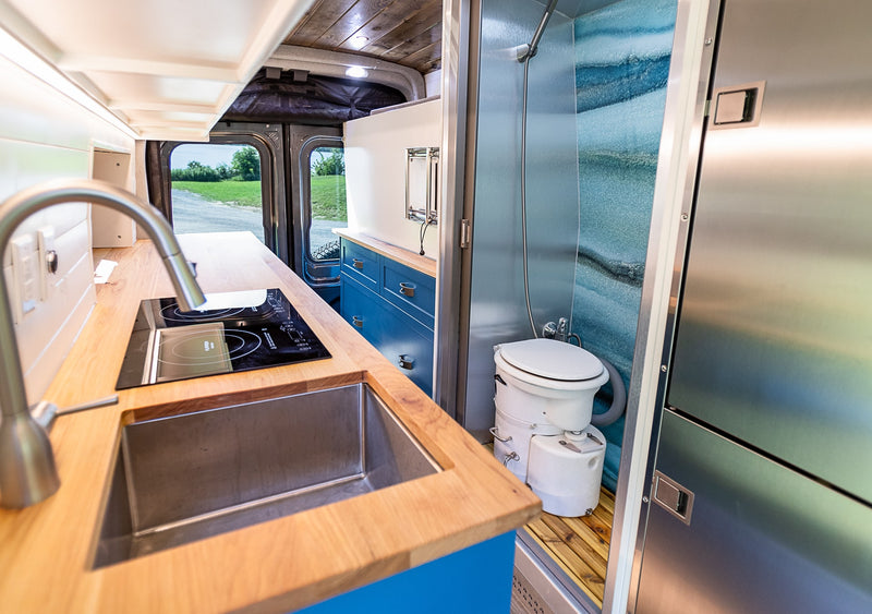 Almont Transit 148 EXT camper van conversion by 2Pines Upfitters, photo 6