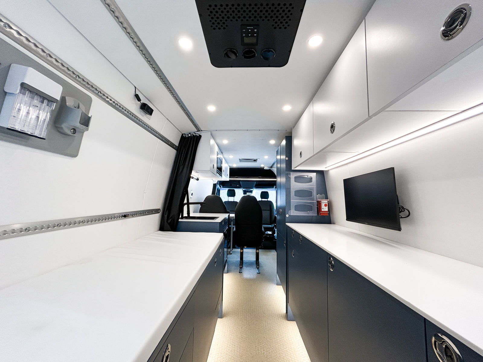 Nipissing County Mobile Command Center camper van conversion by 2Pines Upfitters, photo 1