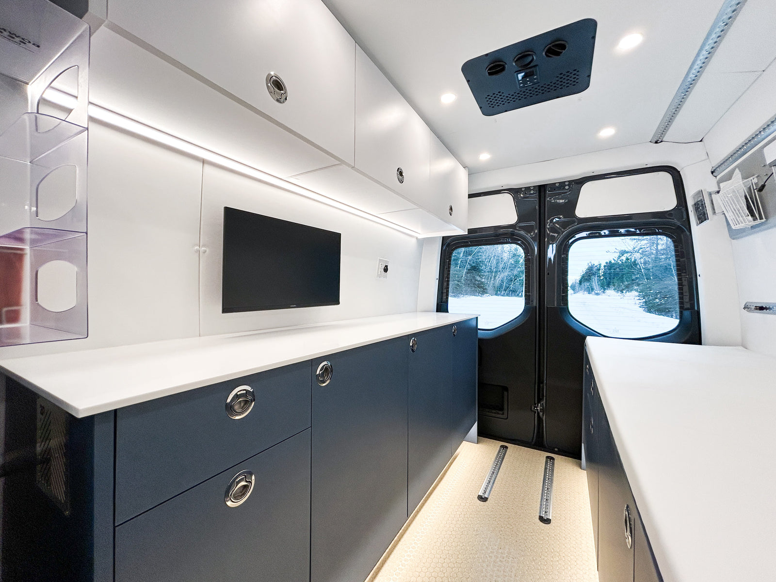 Nipissing County Mobile Command Center camper van conversion by 2Pines Upfitters, photo 3