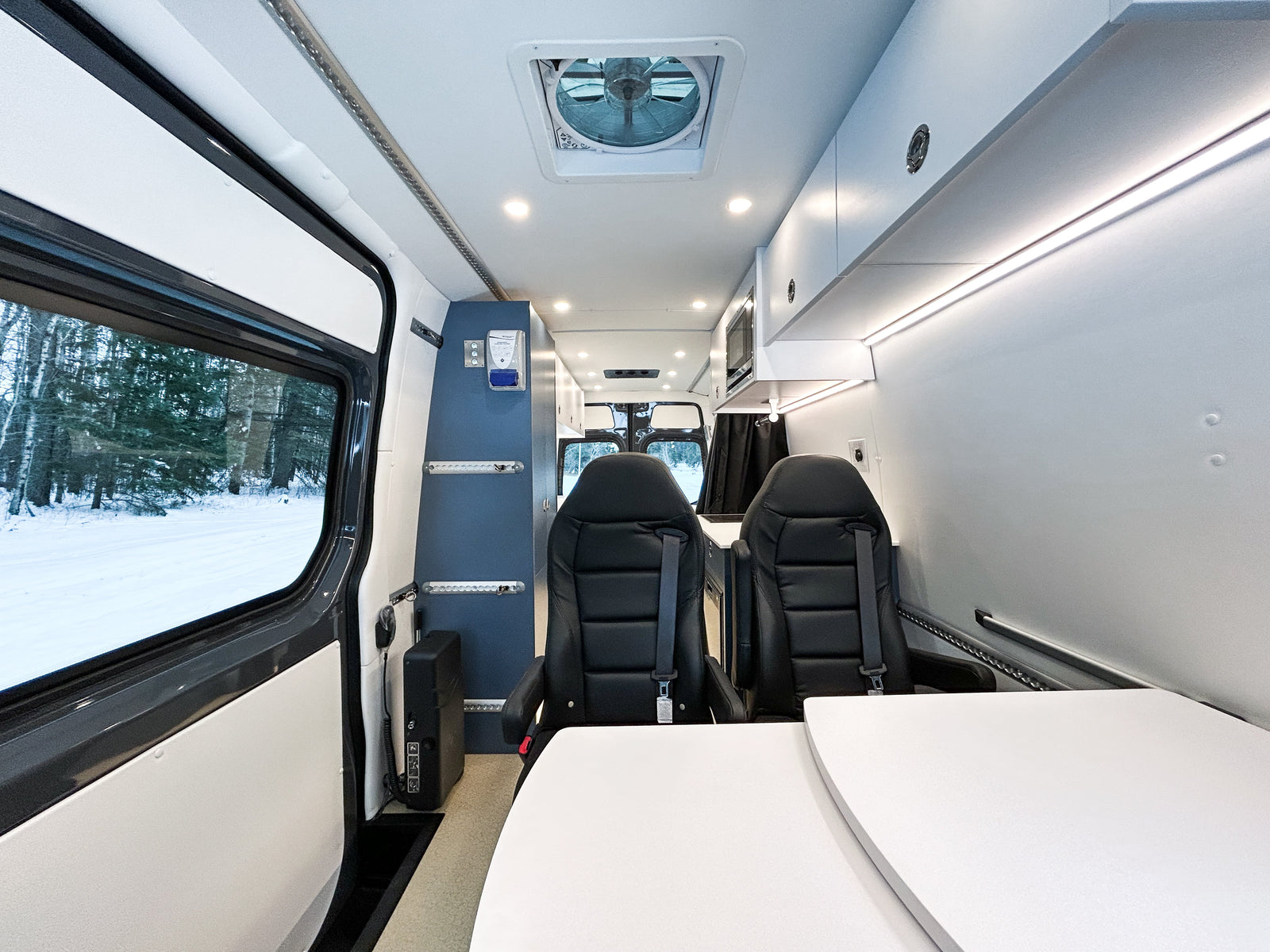 Nipissing County Mobile Command Center camper van conversion by 2Pines Upfitters, photo 2
