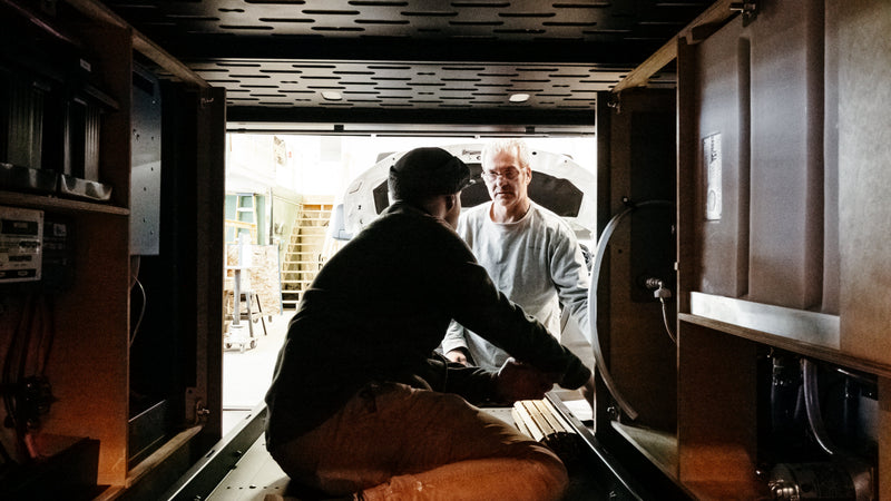 Steven and Mitchell, founders of 2Pines Upfitters