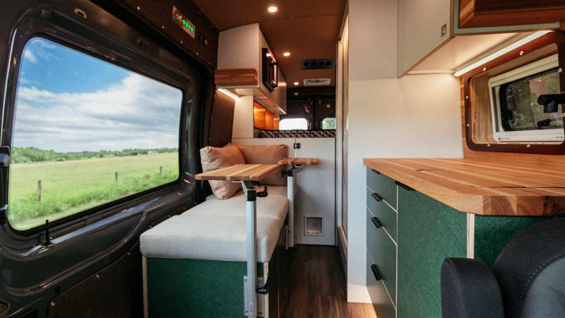 Interior of Abby, Kyle's custom 2Pines build