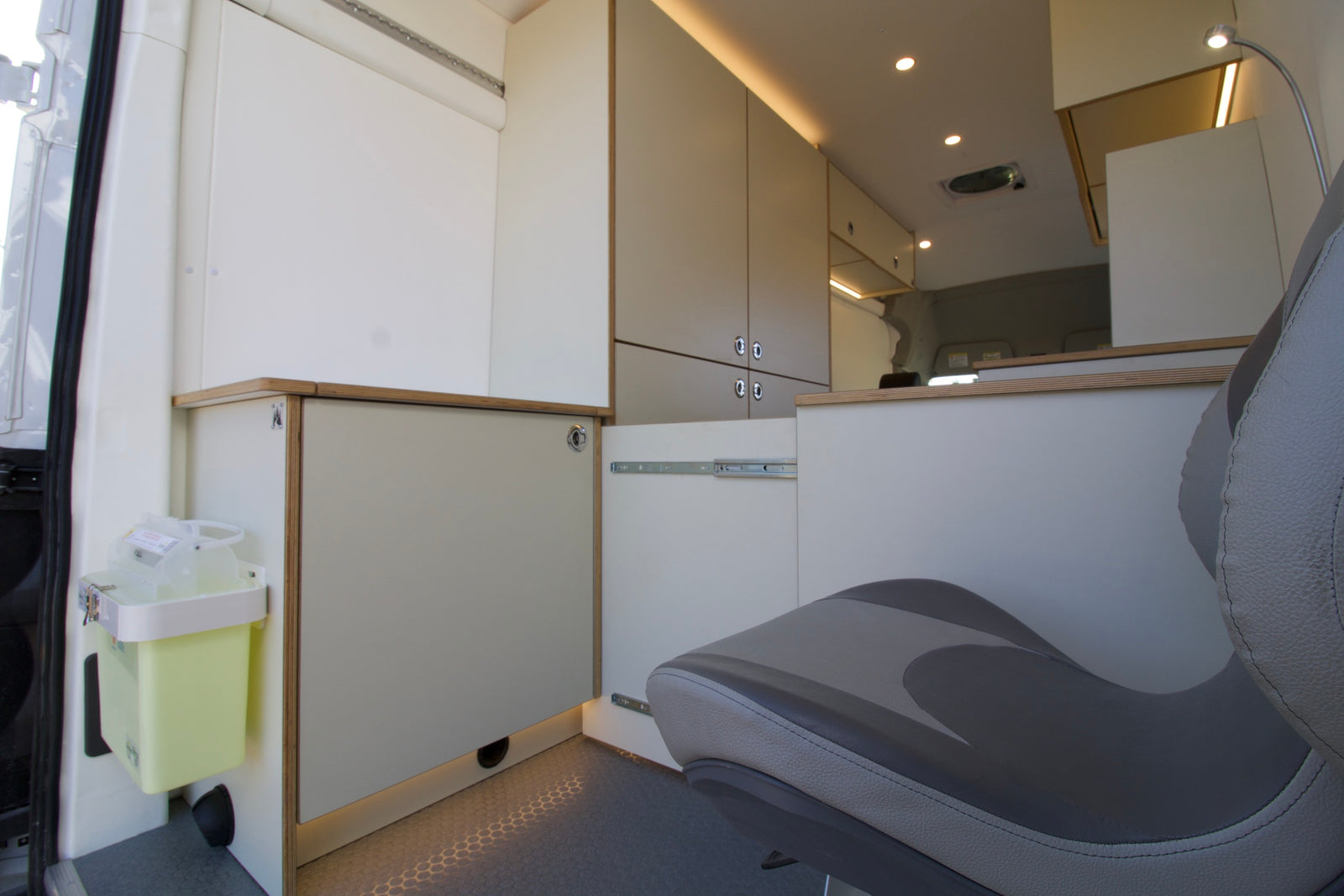 SHA Outreach Clinic Transit 148 EXT camper van conversion by 2Pines Upfitters, photo 6